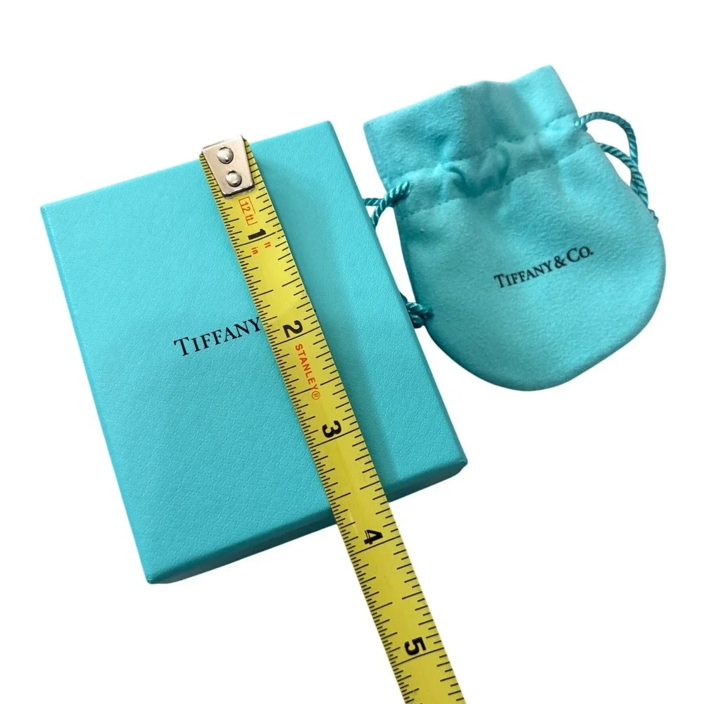 Tiffany & Co. Empty Jewelry Box and Pouch Set In Tiffany Blue